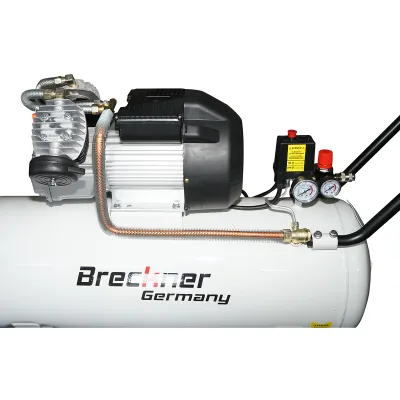 Compresor aer 100L, motor 2 cilindri in V 2.2kW/3CP, presiune maxima 8 bar, volum aer aspirat 425 L/min Breckner Germany - imagine 7