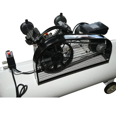 Compresor aer pe curea 200L, motor 2 cilindri in V 2.2KW/3CP, presiune maxima 8 bar, volum aer aspirat 325 L/min Breckner Germany - imagine 7