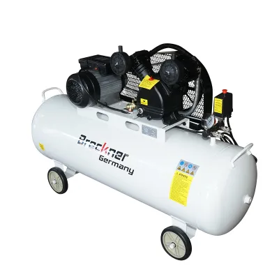 Compresor aer pe curea 200L, motor 2 cilindri in V 2.2KW/3CP, presiune maxima 8 bar, volum aer aspirat 325 L/min Breckner Germany - imagine 2