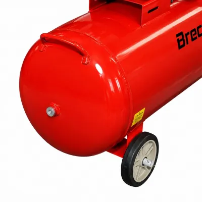 Compresor aer pe curea 200L, motor 3 cilindri 3kW/4CP, presiune maxima 8 bar, volum aer aspirat 525 L/min Breckner Germany - imagine 8