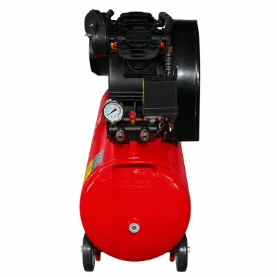 Compresor aer pe curea 100L, motor 2 cilindri in V 3CP, 2.2kW/380V, presiune maxima 8 bar, volum aer aspirat 273 L/min Breckner Germany - imagine 4