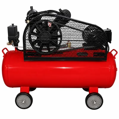 Compresor aer pe curea 100L, motor 2 cilindri in V 3CP, 2.2kW/380V, presiune maxima 8 bar, volum aer aspirat 273 L/min Breckner Germany - imagine 3