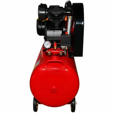 Compresor aer pe curea 200L, motor 2 cilindri in V 5CP, 4kW/380V, presiune maxima 8 bar, volum aer aspirat 650 L/min Breckner Germany - imagine 4