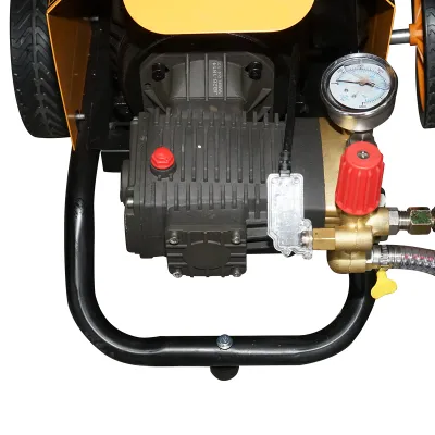 Aparat de spalat cu presiune 4KW/380V, 220 bar, debit 15 L/min cu furtun si pistol Breckner Germany - imagine 7