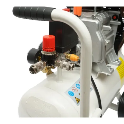 Compresor aer 24L, putere motor 1.5KW/2CP, presiune maxima 8 bar, volum aer aspirat 184 L/min Breckner Germany - imagine 7