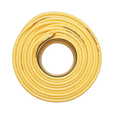 Furtun gradina PVC 1/2 inch (12mm) cu insertie textila impletita 100m/rola Crownman - imagine 2