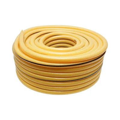 Furtun gradina PVC 3/4 inch (19mm) cu insertie textila impletita 50m/rola Crownman