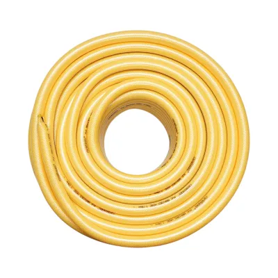 Furtun gradina PVC 3/4 inch (19mm) cu insertie textila impletita 50m/rola Crownman - imagine 2