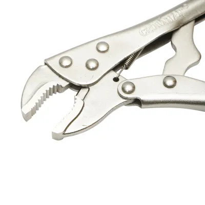 Cleste autoblocant cu falci curbate multifunctional 180mm profesional Crownman - imagine 5