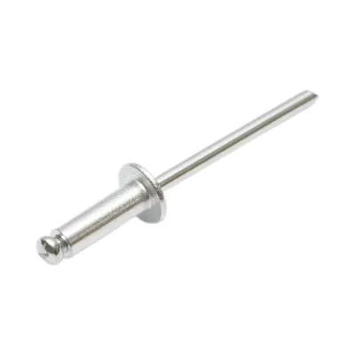Popnit aluminiu 4x12mm 50 buc/set Crownman - imagine 4