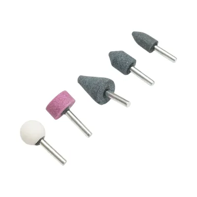 Set 5 pietre slefuire cu tija 6mm Crownman - imagine 4