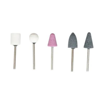 Set 5 pietre slefuire cu tija 3mm Crownman - imagine 3