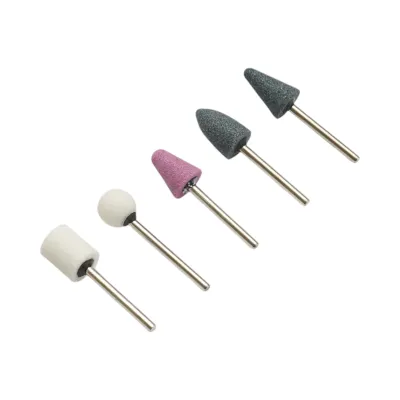 Set 5 pietre slefuire cu tija 3mm Crownman - imagine 4