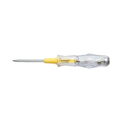 Surubelnita tester de tensiune 100-500V AC, cap dublu PH1/3.5x160mm Cr-V Crownman - imagine 3