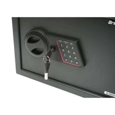Seif mobila cu inchidere electronica si 2 chei 350x250x250mm Breckner Germany - imagine 3