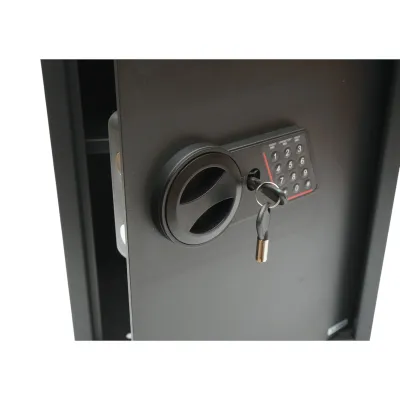 Seif mobila cu inchidere electronica si 2 chei 500x350x310mm Breckner Germany - imagine 3