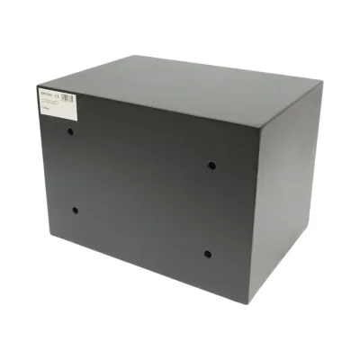 Seif mobila cu amprenta, alarma, inchidere electronica si 2 chei 350x250x250mm Breckner Germany - imagine 2