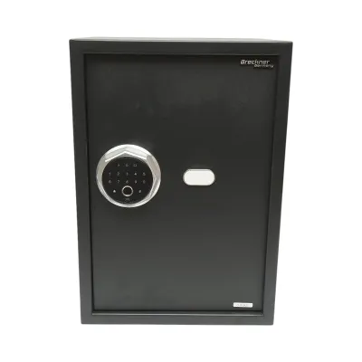 Seif mobila cu amprenta, alarma, inchidere electronica si 2 chei 500x350x310mm Breckner Germany