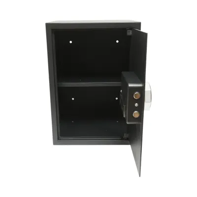 Seif mobila cu amprenta, alarma, inchidere electronica si 2 chei 500x350x310mm Breckner Germany - imagine 5