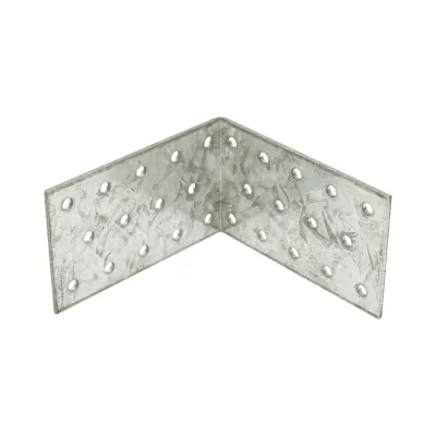 Vinclu de imbinare 100x100x60mm, grosime 2.5mm, otel zincat - imagine 2