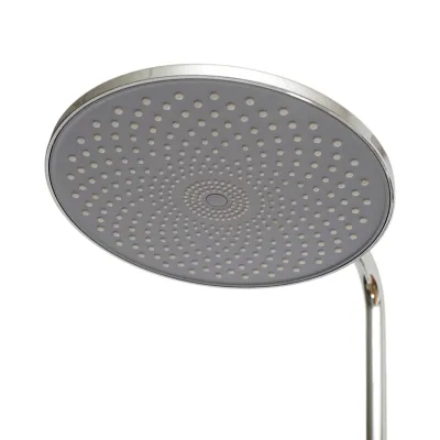 Set dus multifunctional de perete cu dus de mana, pipa cada, dus rotund, cartus ceramic, crom lucios - imagine 9