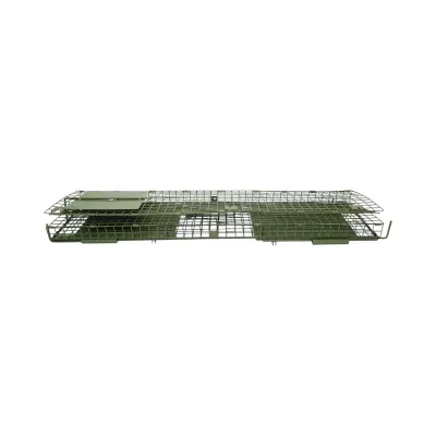 Capcana animale salbatice tip colivie pliabila metalica 100x27x34cm - imagine 2