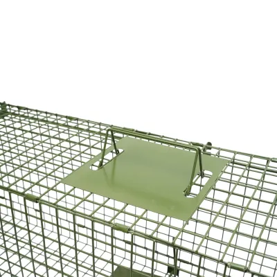 Capcana animale salbatice tip colivie pliabila metalica 100x27x34cm - imagine 11