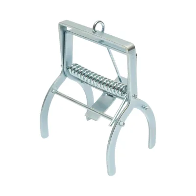 Capcana otel mecanica tip cleste pentru cartite, popandai si soareci de camp 14x12x26cm - imagine 2
