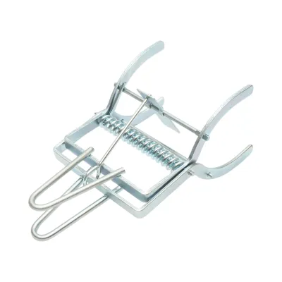 Capcana otel mecanica tip cleste pentru cartite, popandai si soareci de camp 21x12x15cm - imagine 5