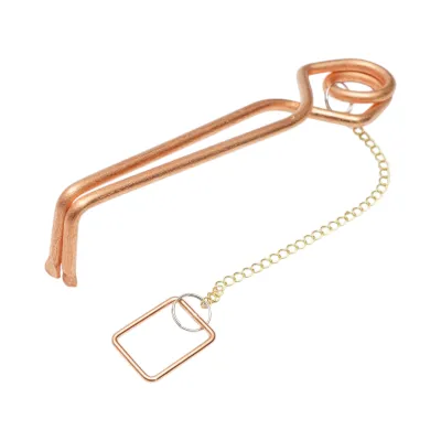 Capcana otel clasica cu arc si lant pentru cartite, popandai si soareci de camp 17x9x7cm - imagine 4