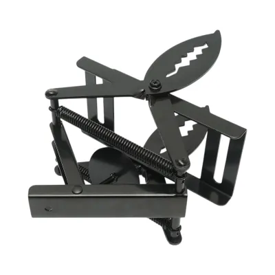 Capcana otel tip cleste cu falci zimtate pentru cartite, popandai si soareci de camp 30x15x20cm - imagine 5