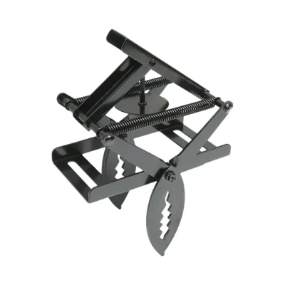 Capcana otel tip cleste cu falci zimtate pentru cartite, popandai si soareci de camp 30x15x20cm
