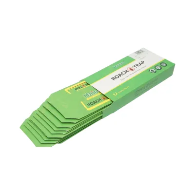 Set 12 capcane adezive cu lipici si momeala pentru gandaci si insecte 10x15cm - imagine 2