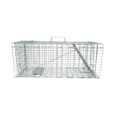 Capcana animale mici tip colivie pliabila metalica 78x30x32cm