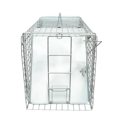 Capcana animale mici tip colivie pliabila metalica 78x30x32cm - imagine 3