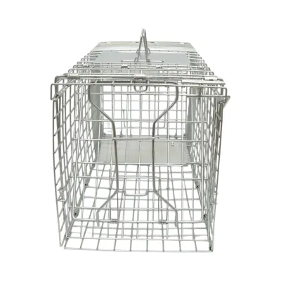 Capcana animale salbatice tip colivie robusta metalica 66x25x25cm - imagine 2