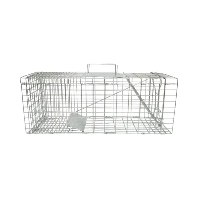 Capcana animale salbatice tip colivie robusta metalica 66x25x25cm