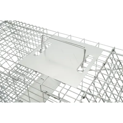 Capcana animale salbatice tip colivie robusta metalica 66x25x25cm - imagine 5