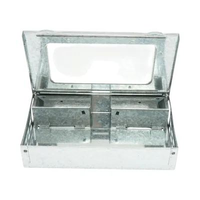 Capcana soareci metalica galvanizata profesionala 26.2x16.2x6cm - imagine 2