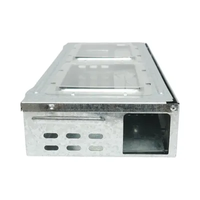 Capcana soareci metalica galvanizata profesionala 36.3x16.1x6.1cm - imagine 3