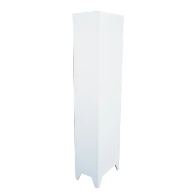 Dulap metalic fiset dublu tip vestiar gri cu 2 usi securizate si 6 rafturi 1700x300x450mm - imagine 2