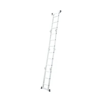 Scara aluminiu multifunctionala 3.7m, 4x3 trepte, pliabila cu balamale, sarcina maxima 150kg - imagine 4