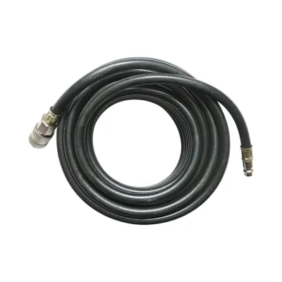 Furtun aer compresor 12m PVC 6x11mm si cuple rapide universale - imagine 2