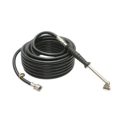 Furtun aer compresor 12m PVC 6x11mm cu capete de legatura pentru umflat roti