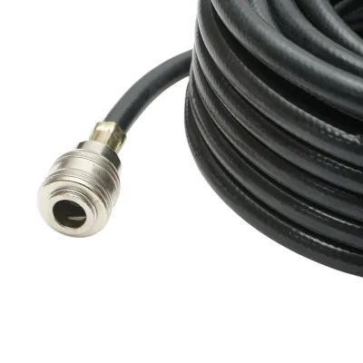 Furtun aer compresor 12m PVC 6x11mm si cuple rapide universale - imagine 3