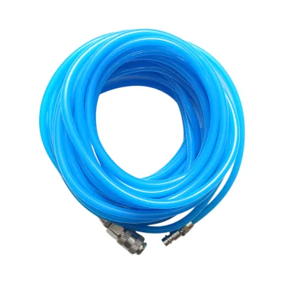 Furtun aer compresor 15m PU 5x8mm si cuple rapide universale - imagine 2