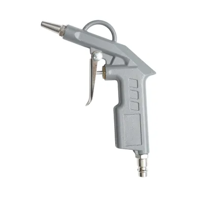 Set 6 piese aer comprimat cu furtun spiralat 5m, pistol umflat, suflat aer, ac mingi si adaptoare - imagine 4