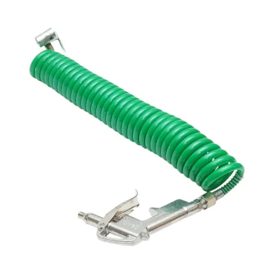 Pistol suflat aer comprimat cu furtun spiralat 5m si racord filet interior M12 - imagine 3