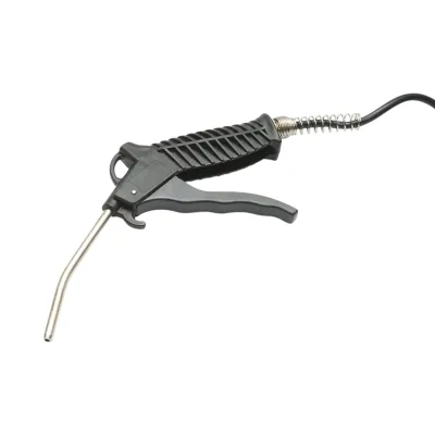 Pistol suflat aer comprimat cu duza 120mm, furtun spiralat 5m si cupla rapida tata 1/4 - imagine 3