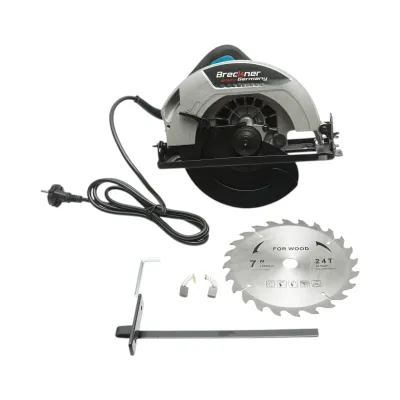 Fierastrau circular de mana 1600W, 220V, disc 185mm, taiere unghi 0-45°, turatie 4700rpm Breckner Germany - imagine 2